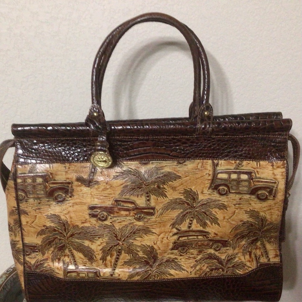Brahmin Gretchen Chocolate Copa Cabana (Like a Weekender)